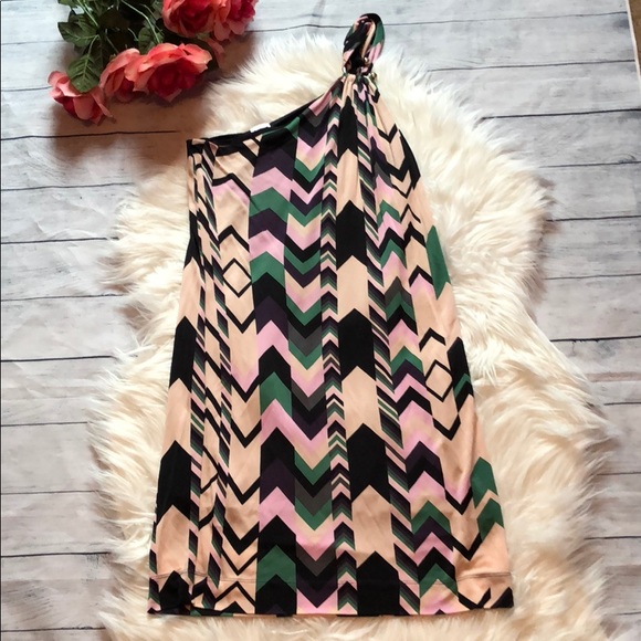 Missoni Dresses & Skirts - Missoni Geometric Patterned One Shoulder Dress